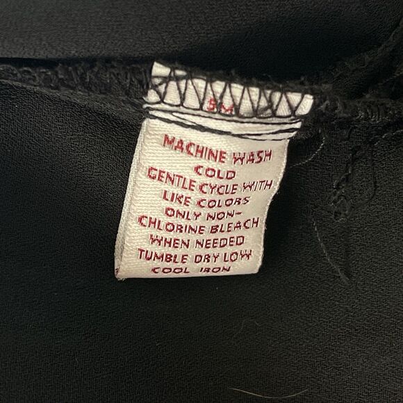 JM Collection SZ 12 Top 3/4 Sleeves V-Neck Lightweight Lined Abstract Side Slits - Picture 10 of 10